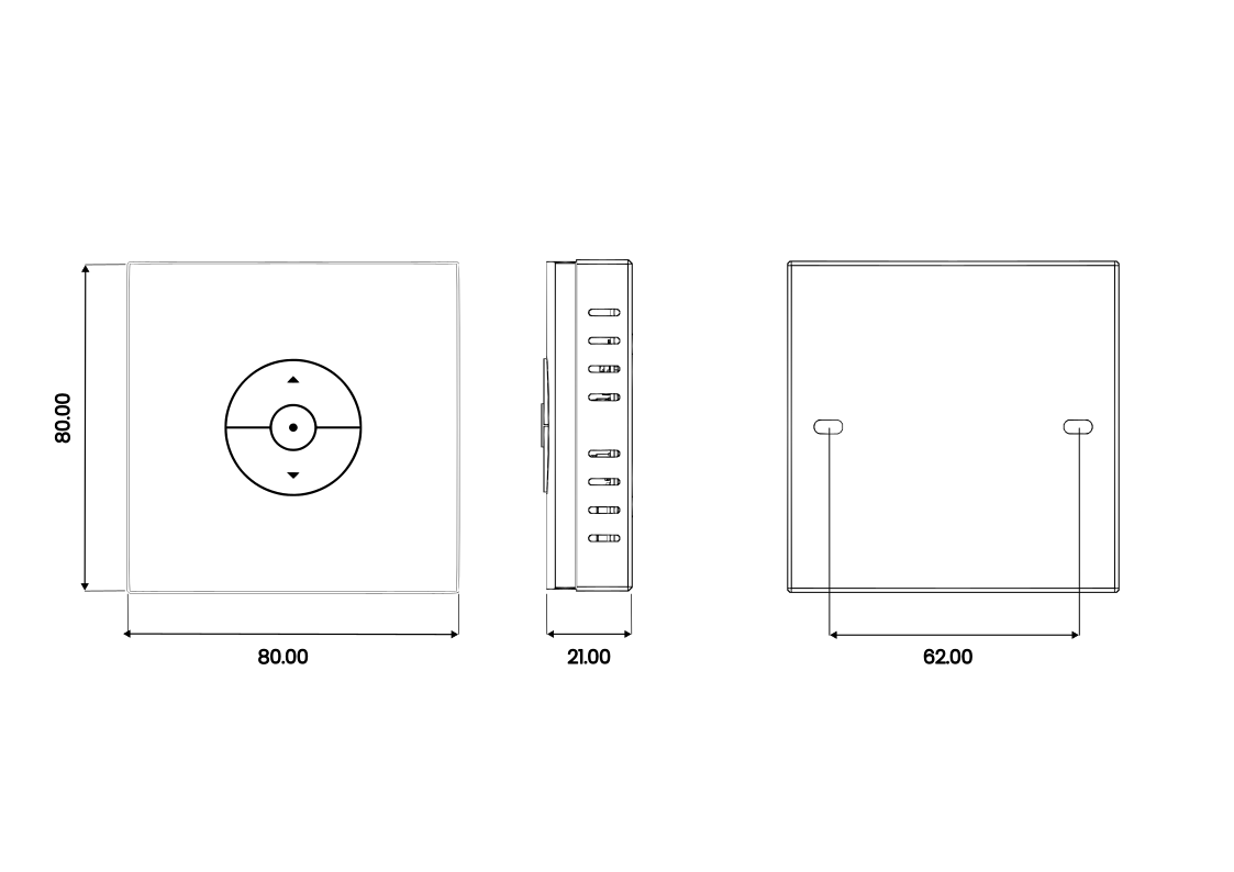 E-VLXESP32 kit dimensions