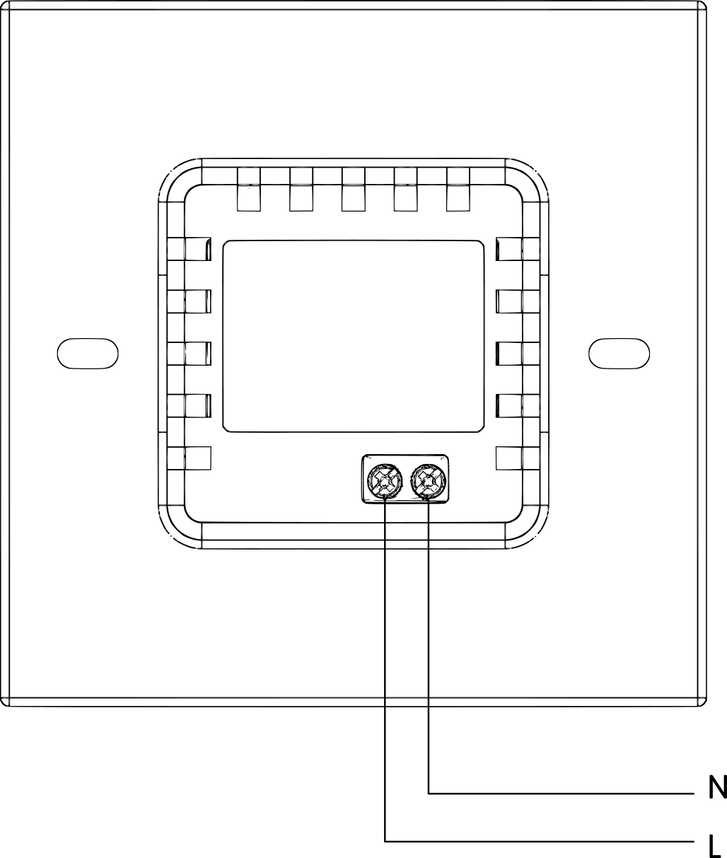 Wiring to power line