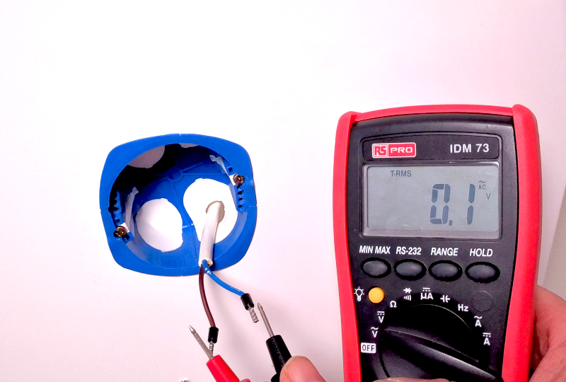 No voltage on the power line