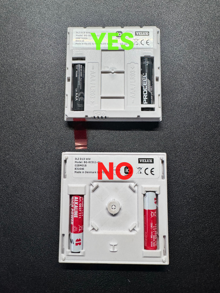 Compatible Remote side layout